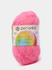 Тёмно-розовый пряжа Пехорка "Детская новинка", 100% акрил, 50 г, 200 м
