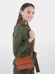 Карамельный сумка женская через плечо