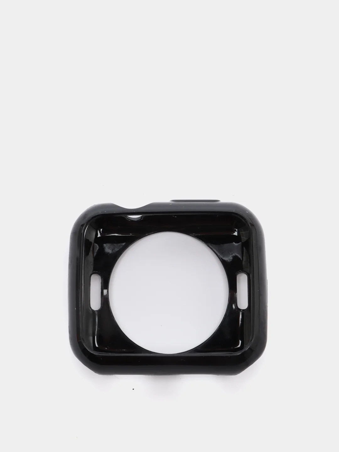 Черный чехол для Apple Watch 38/ 40/ 41/ 42/ 44/ 45 mm, силиконовый