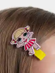 Желтый детская заколка для волос