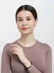 Браслет с крестиком, d=12см, массив бука