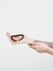 Браслет с крестиком, d=12см, массив бука