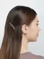 Серый заколка