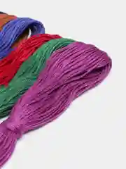 Индиго нитки мулине, наборы по 6 цветов, 10 м