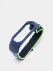 Синий нейлоновые ремешки для фитнес-браслетов Xiaomi Mi Band 3, Mi Band 4, Mi Band 5
