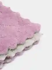 Кухонная тряпка-салфетка, 3 шт, из микрофибры двух цветная, 25 х 25 см