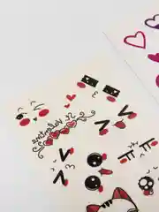 Бордовый временные татуировки, 3 листа в комплекте