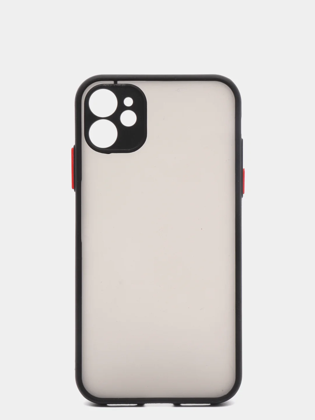 Черный противоударный чехол для iPhone 11, 12, 13, Pro, ProMax, Mini, с защитой камеры