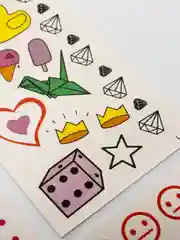 Золотой временные татуировки, 3 листа в комплекте