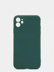 Зеленый чехол для iPhone 11, 13, 13 Pro, 13 Pro Max, 12, 12 Pro, 12 Pro Max, силикон