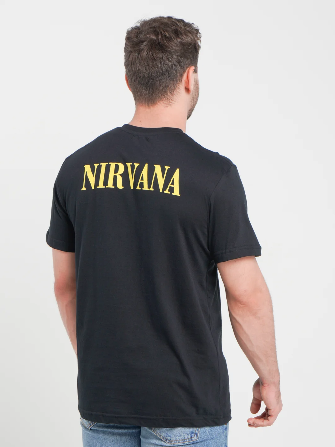 Футболка унисекс с принтом Nirvana (Нирвана) из хлопка