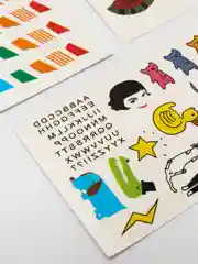 Голубой временные татуировки, 3 листа в комплекте
