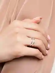 Серебряный кольцо женское для подростков