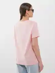 Розовый футболка женская с принтом, Oversize, премиальный хлопок