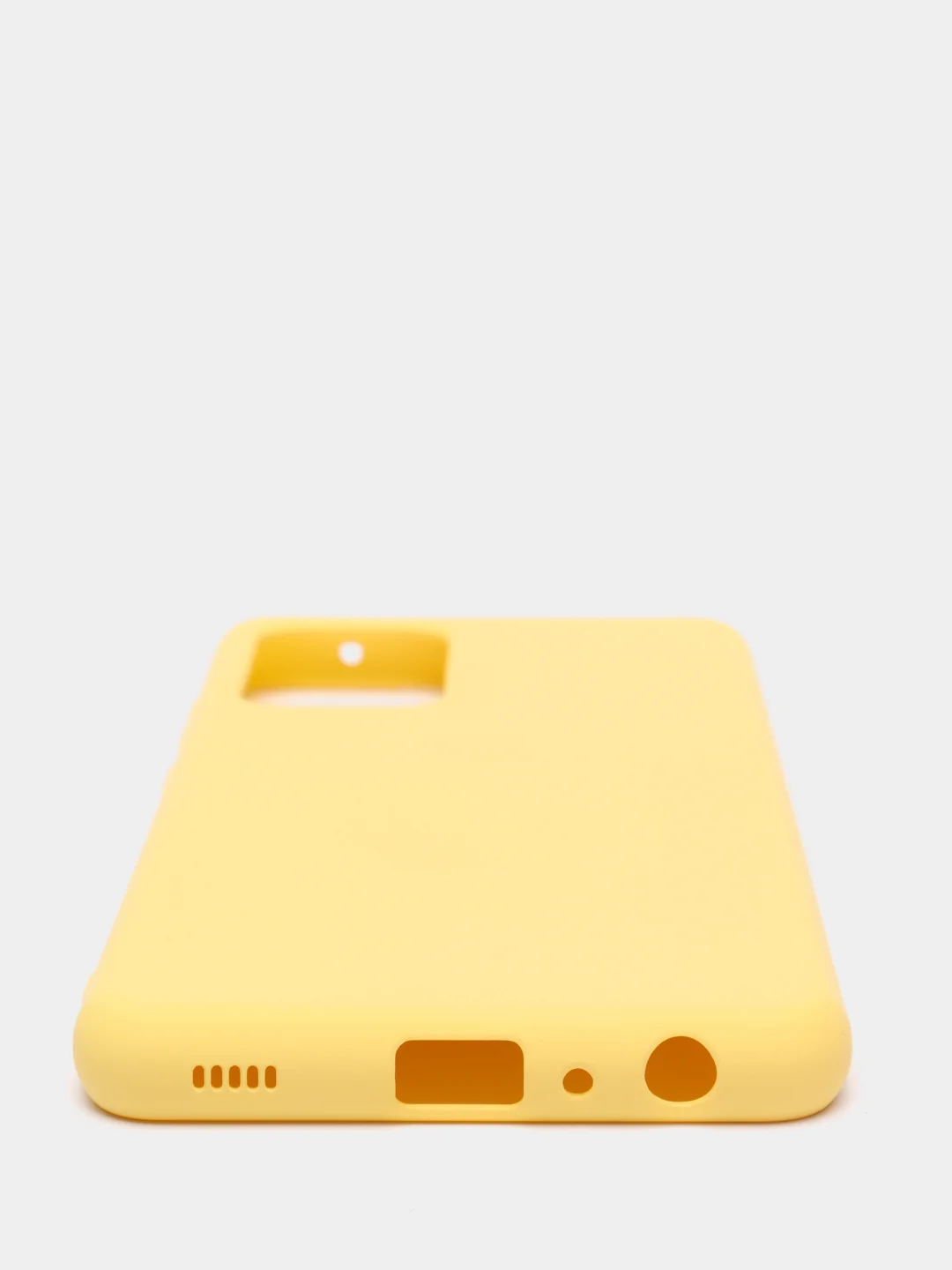 Желтый чехол Samsung Galaxy A52, A11, A42, A41, M51, A01, M31S Core Silicon Case