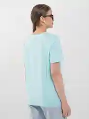 Бирюзовый футболка женская с принтом, Oversize, премиальный хлопок