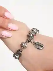 Угольный браслет