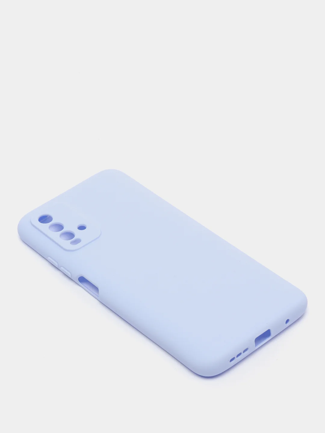 Голубой чехол силиконовый для Xiaomi Redmi 9T Note 7 8 10 Pro Max 10S
