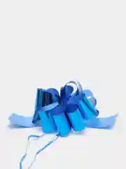 Синий бант-шар