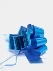 Синий бант-шар