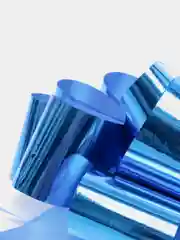 Синий бант-шар