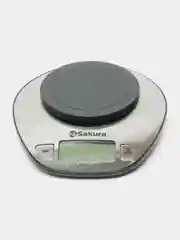 Серебряный весы кухонные Sakura SA-6064, 5 кг