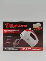 Красный миксер Sakura SA-6319R, 350 Вт