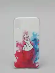 Кораллово-розовый чехол Apple iPhone XR силиконовый с рисунком