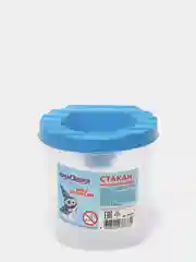 Голубой стакан-непроливайка