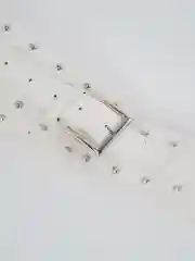 Белый ремень широкий женский