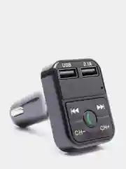 Черный fm модулятор-трансмитер Bluetooth