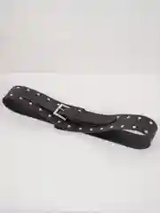 Черный ремень широкий женский