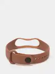 Коричневый силиконовый ремешок для Xiaomi Mi Band 3, Mi Band 4