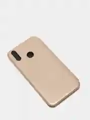 Золотой чехол книжка Huawei Honor 8C (Хуавей Хонор 8С)