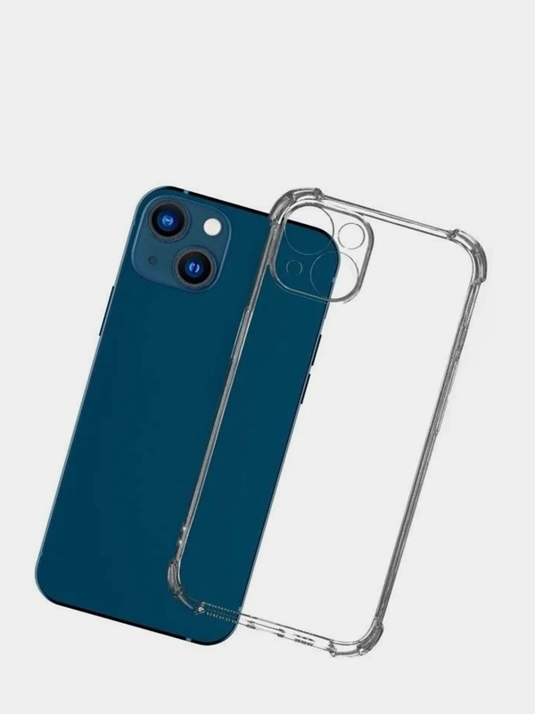 Силиконовый прозрачный чехол Iphone 12, 13, 13PRO
