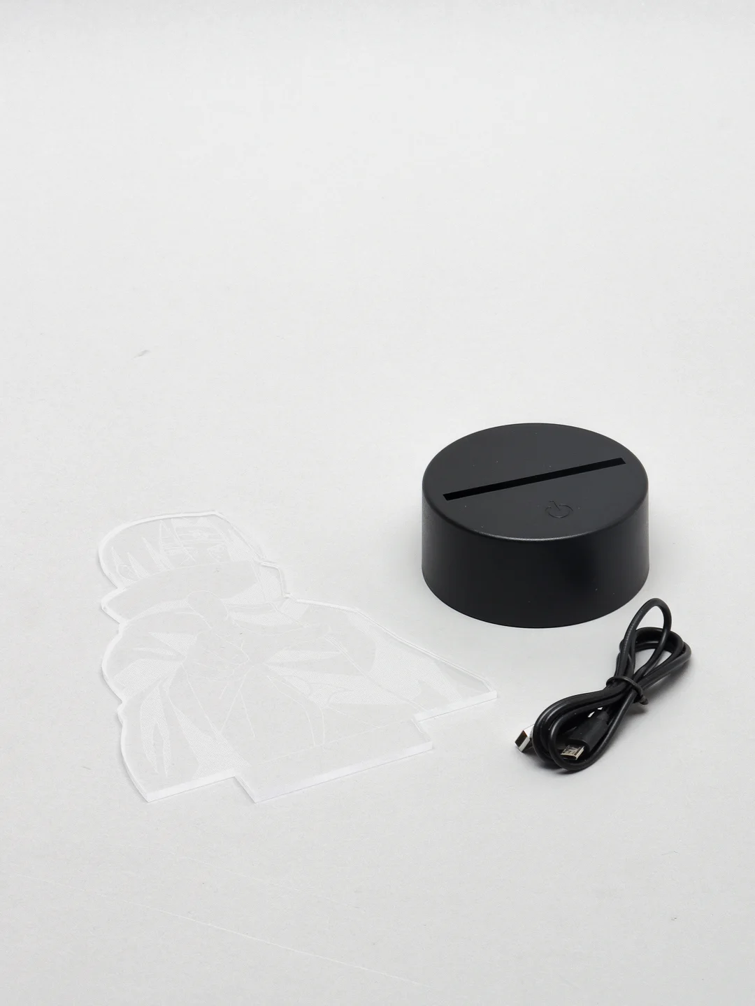 Голубой ночник 3D светодиодный "Наруто", USB