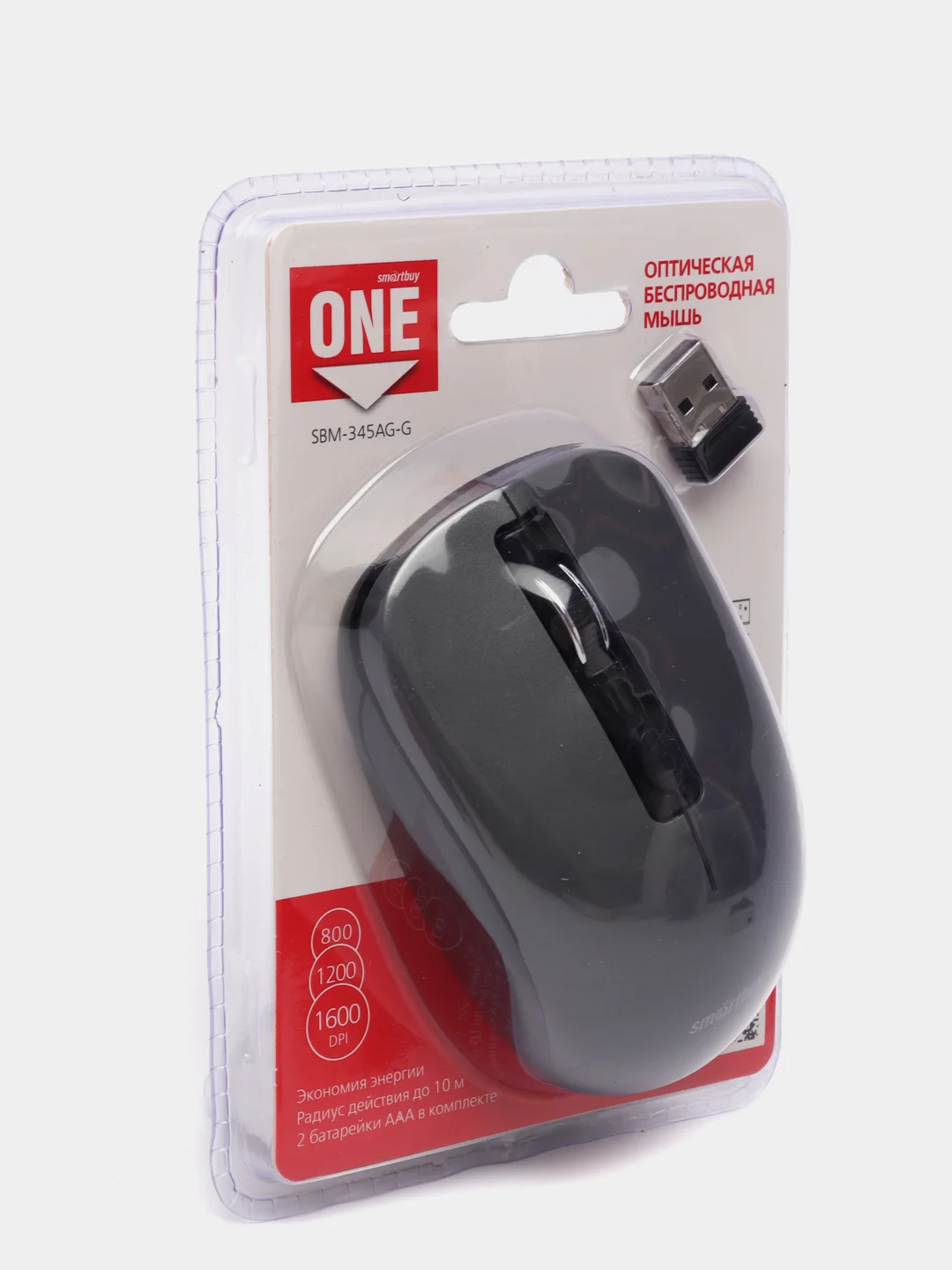 Серый мышь беспроводная Smartbuy One 345AG
