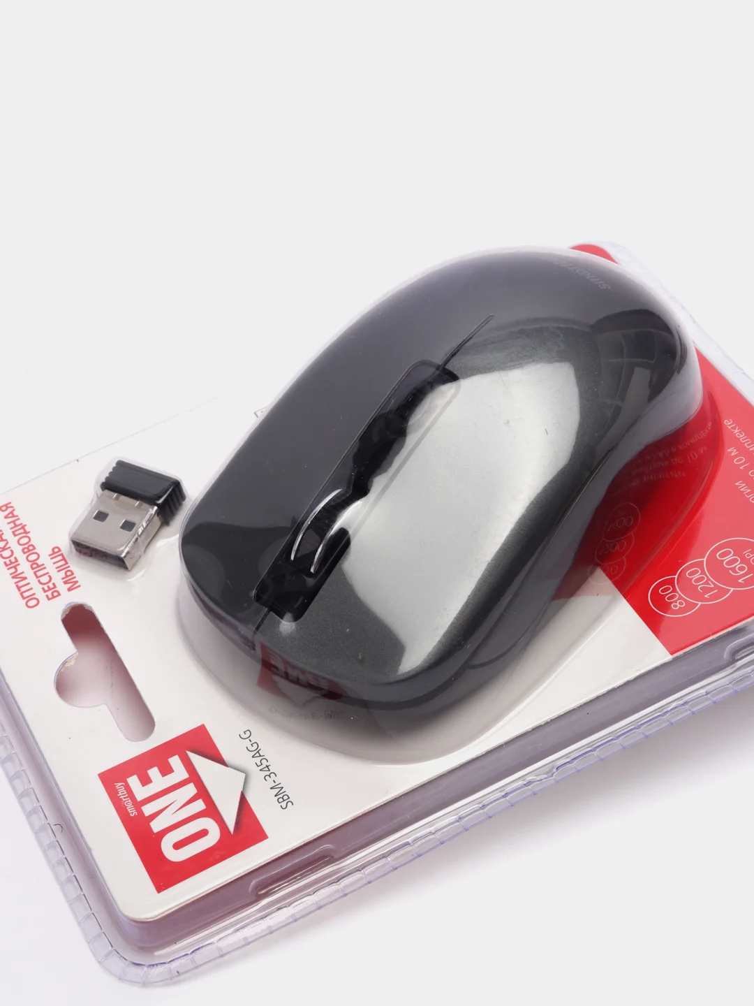 Серый мышь беспроводная Smartbuy One 345AG
