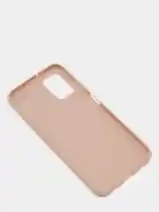 Бежевый чехол Samsung Galaxy A03s (Самсунг Галакси А03с) силиконовый, цветной, матовый