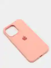 Розовый чехол Silicone Case для iPhone 13 Pro с закрытым низом