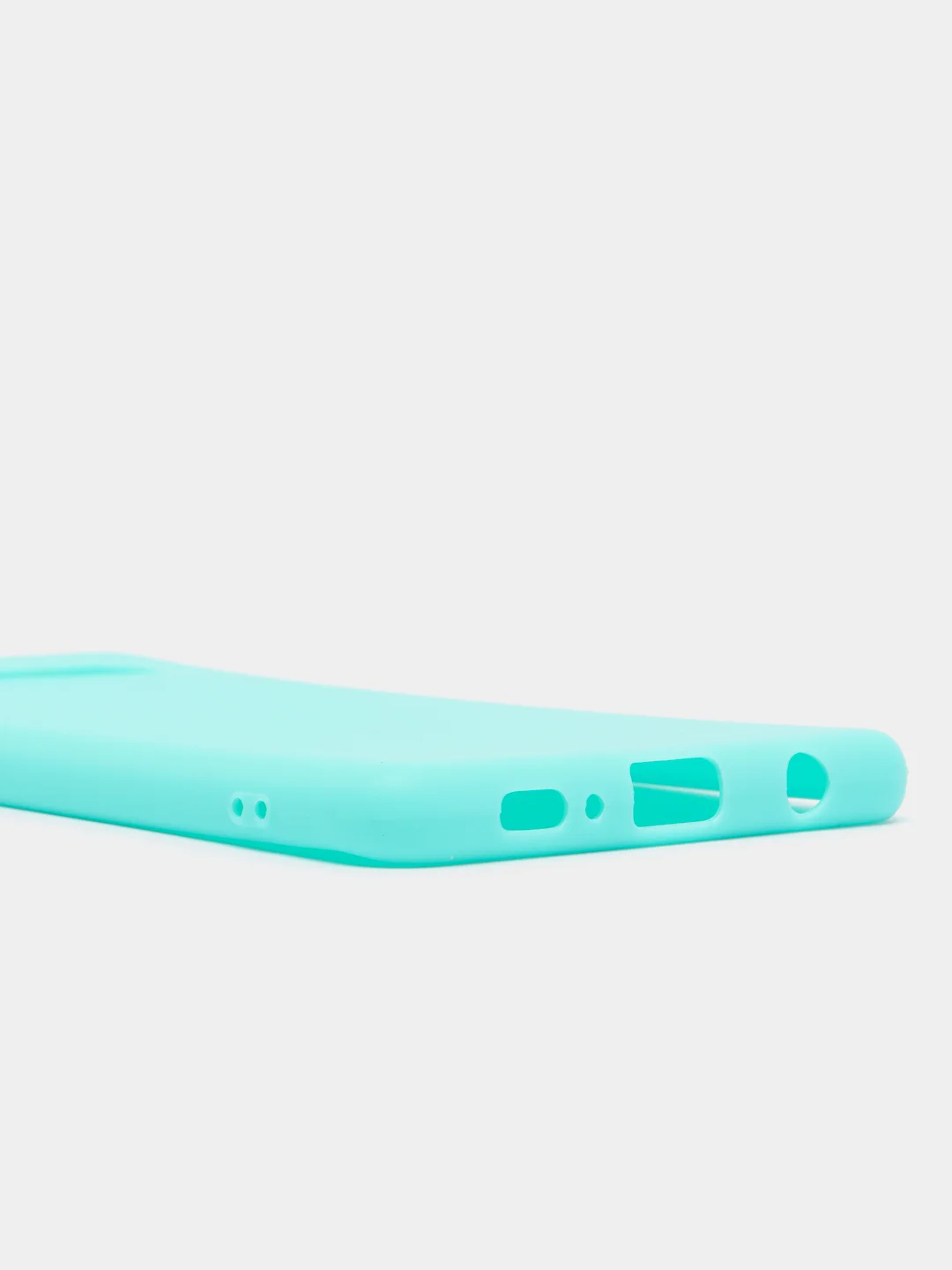 Бирюзовый чехол Samsung Galaxy S10+ / S10 Plus, Галакси С10+ / С10 Плюс, силиконовый цветной матовый