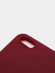 Бордовый чехол силиконовый на iPhone 5, 5s, 6, 6s, 7, 8, SE 2020, X, XR, XS Max, 12 14 Pro, 13 mini