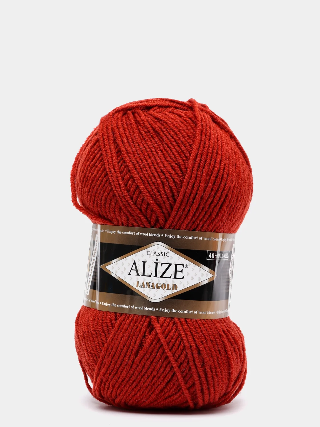 Терракотовый пряжа Alize Lanagold, 240 м
