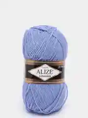 Голубой пряжа Alize Lanagold, 240 м