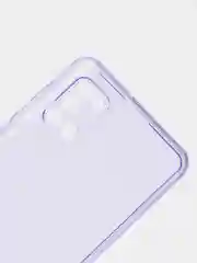 Лавандовый чехол Samsung Galaxy A31, Самсунг Галакси А31 прозрачный плотный неоновый с оттенком