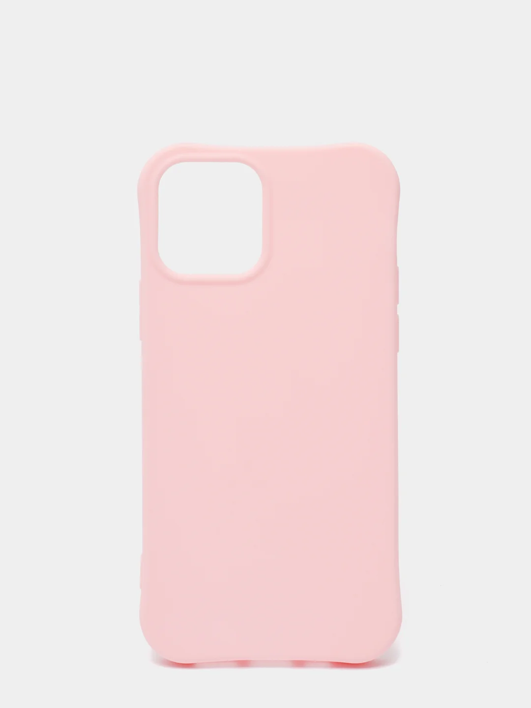 Розовый чехол силиконовый Slim для iPhone 12 / iPhone 12 Pro / айфон 12
