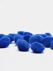 Помпоны для творчества, синие, 25 мм, 20 шт