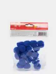 Помпоны для творчества, синие, 25 мм, 20 шт