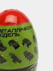 Яйцо-сюрприз с металлической машинкой "Военная", МИКС, Автоград