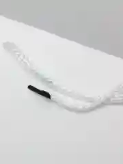Белый подарочный пакет, однотонный, крафт